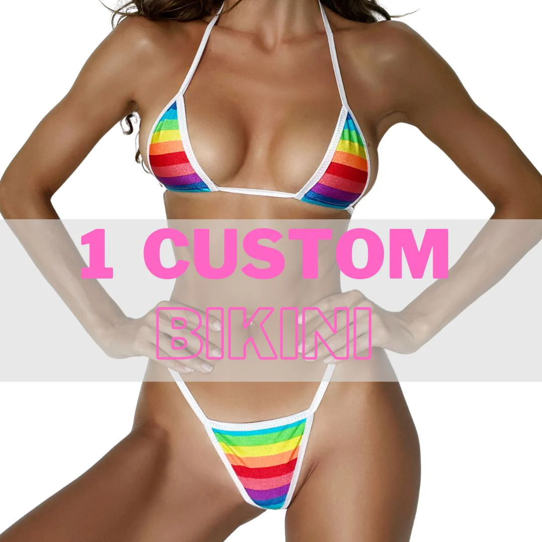 Custom Bikini Micro G-string set