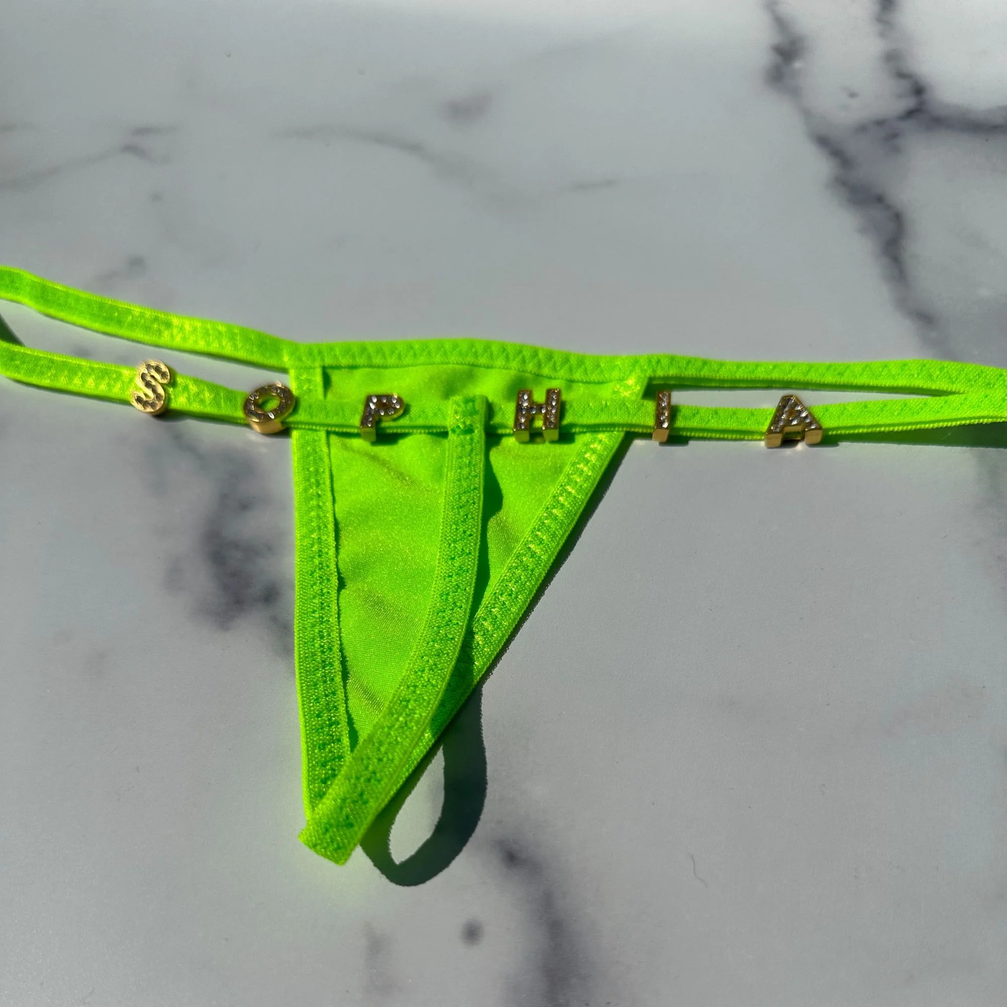 Custom Bling Mini Micro G-String Thongs - Image 6