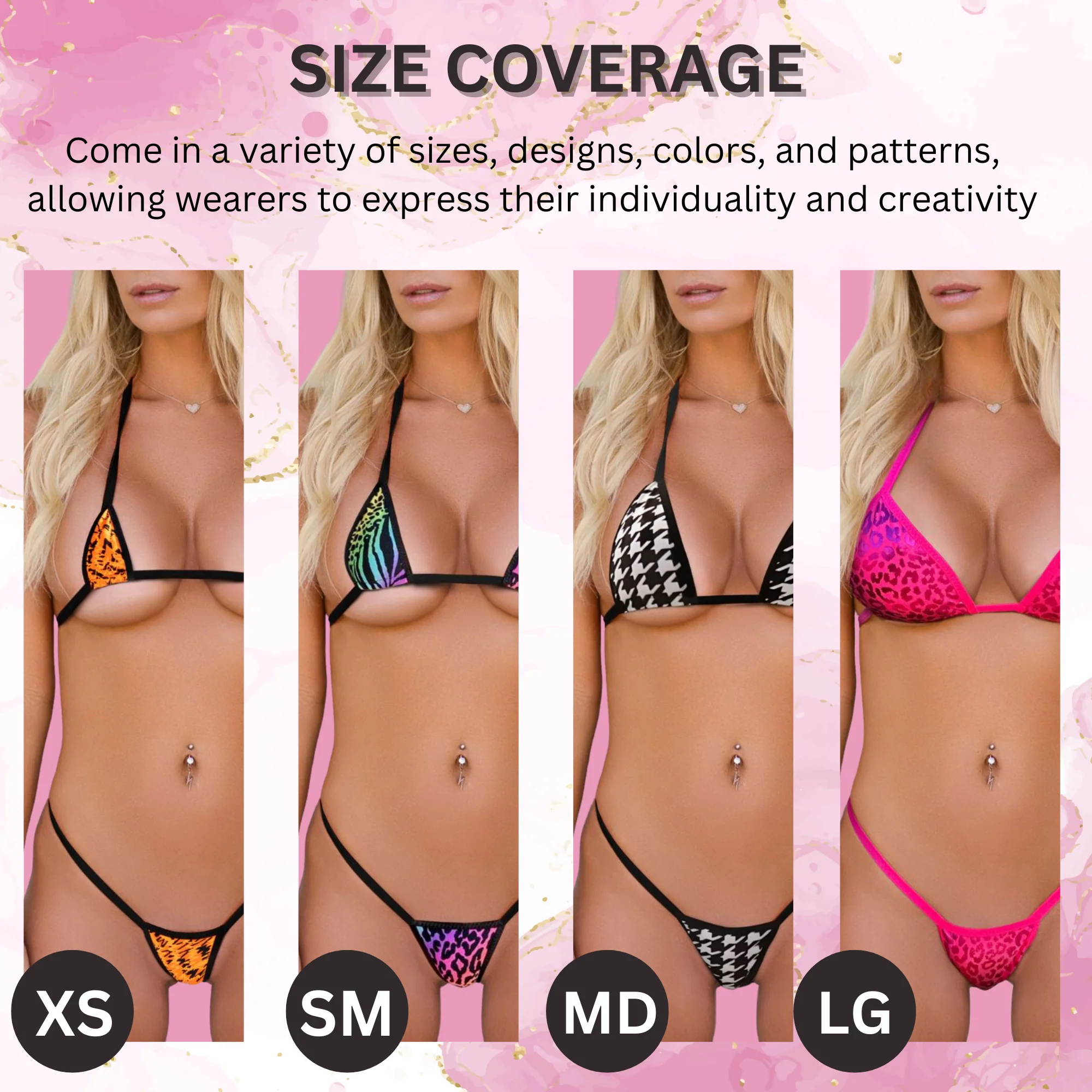 Micro Mini G-string Set - Multiple Colors Available - Image 10
