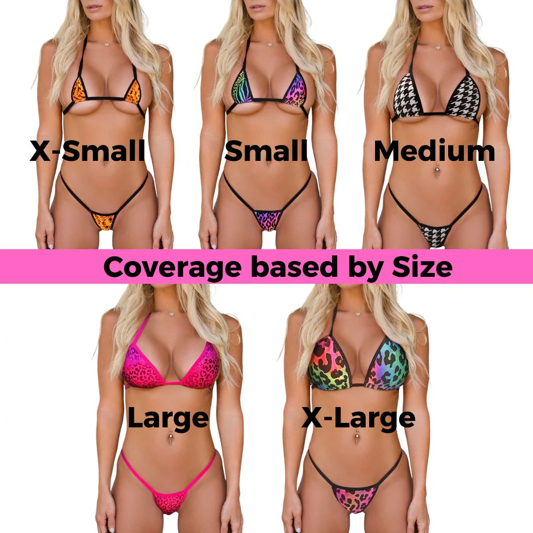 Micro G-String - Neon Pink Mesh - Completely See-Through - Image 12