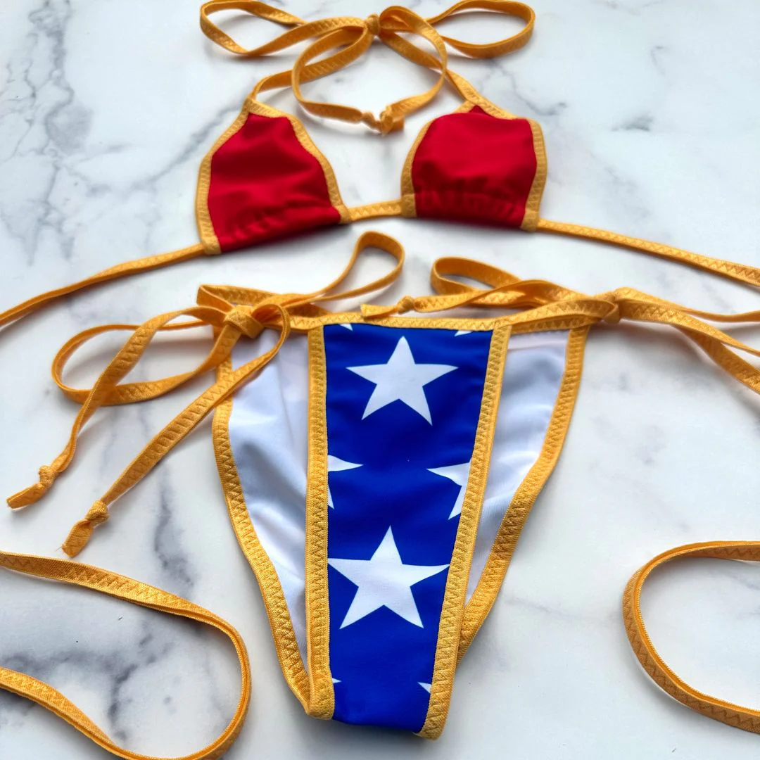 Wonder Woman - Scrunch Butt Two Piece - Image 3
